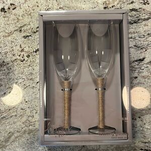 His & Hers Wedding Toasting Glasses